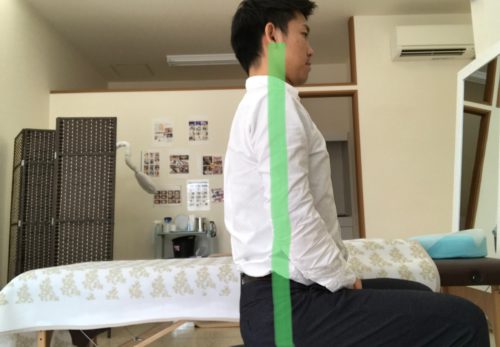 磐田　肩こり　肩の位置で老け姿勢に！