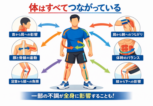 【整体の考え方】 不調の原因は別の場所にある